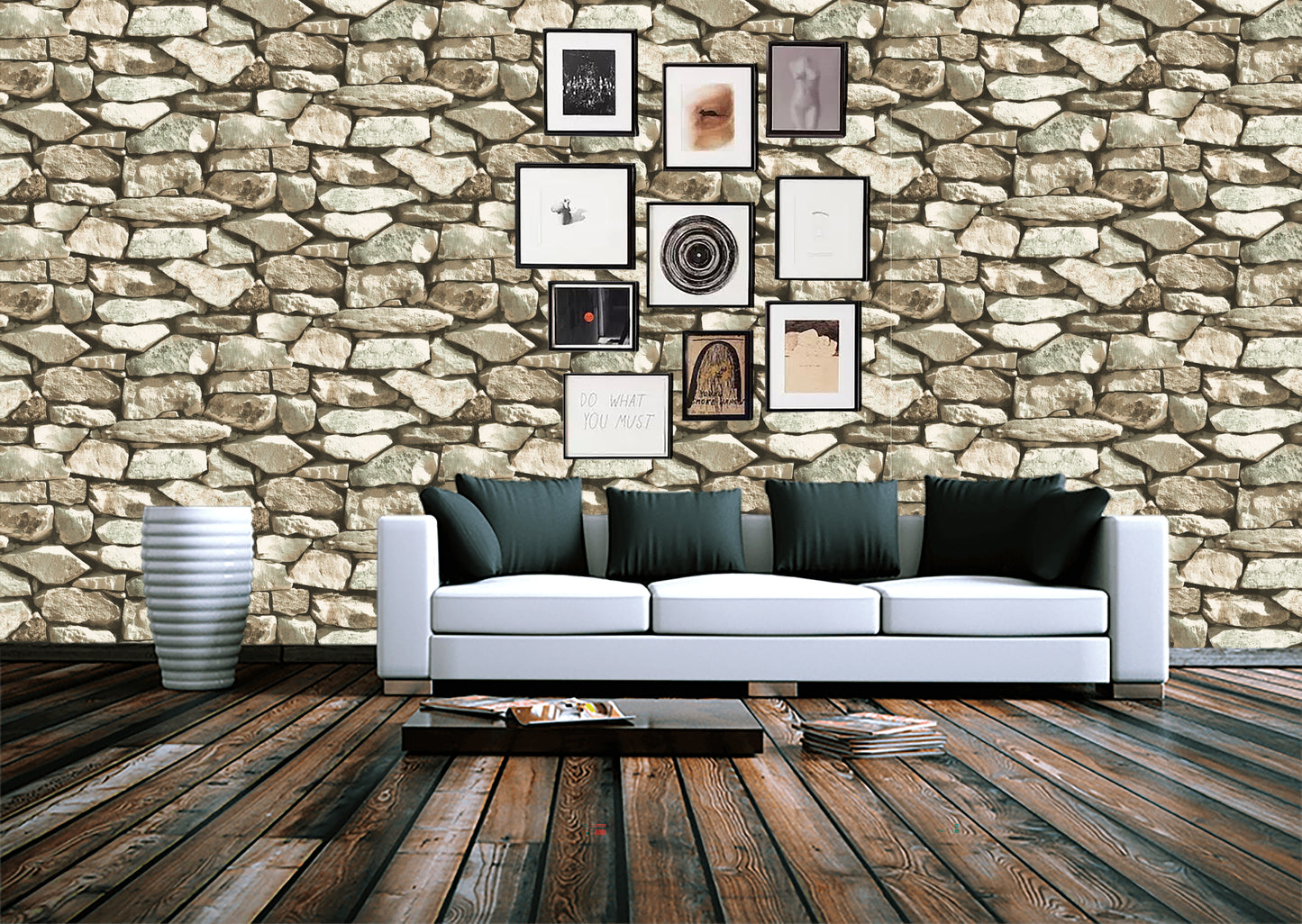 Stone wallpaper 5 square meters 1021