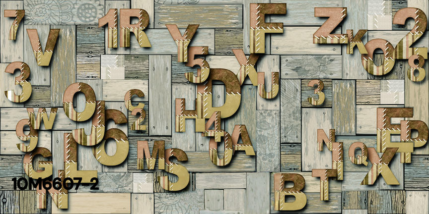 ورق حائط مودرن 10 متر مربع - 10M6607-2-D