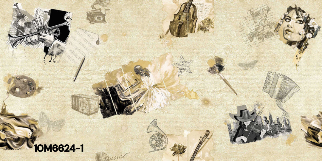 ورق حائط مودرن 10 متر مربع - 10M6624-1-D