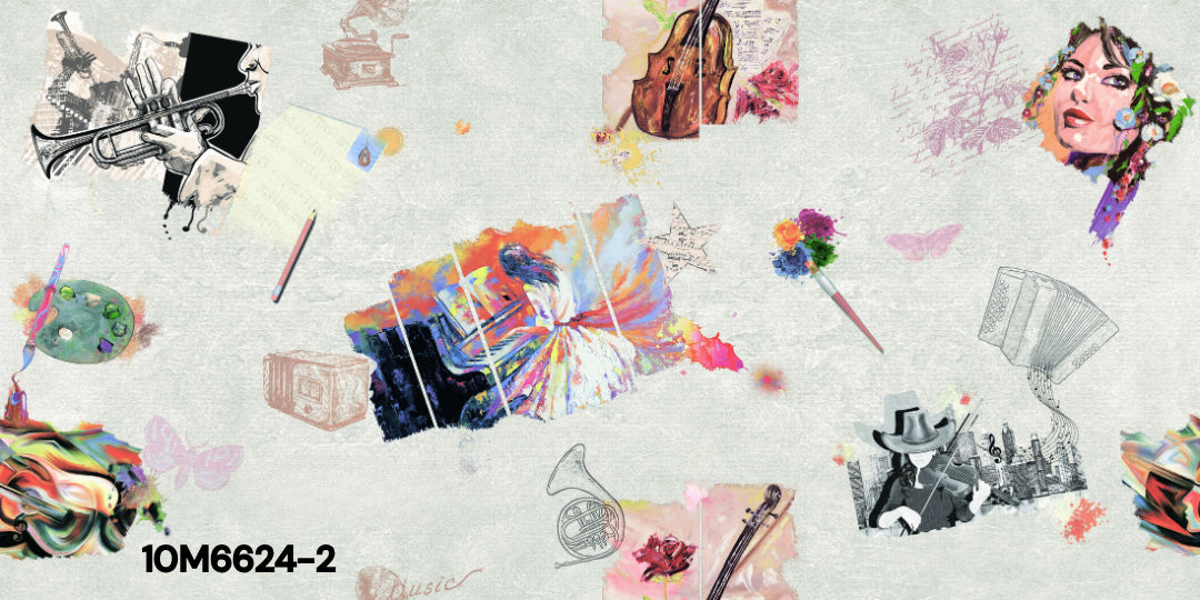 ورق حائط مودرن 10 متر مربع - 10M6624-2-D