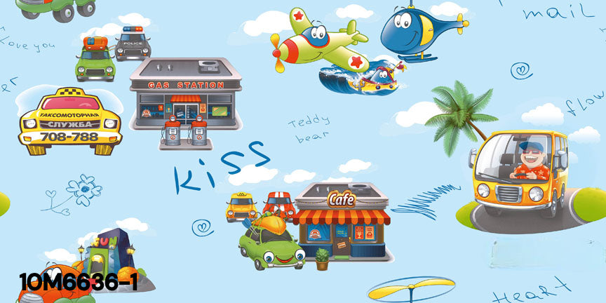 ورق حائط مودرن 10 متر مربع - 10M6636-1-D