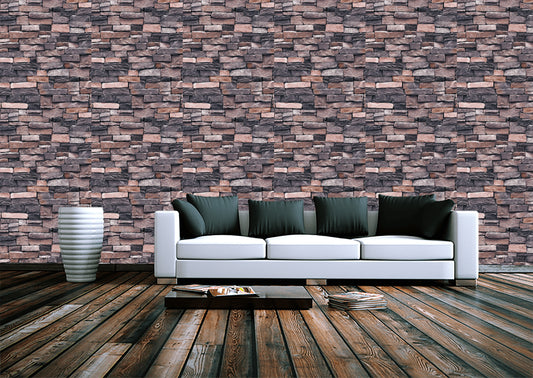 Stone wallpaper 5 square meters 2204