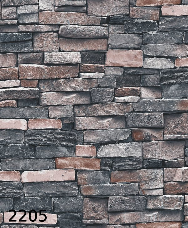 Stone wallpaper 5 square meters 2205
