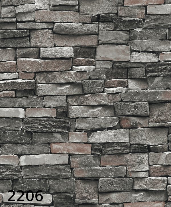 Stone wallpaper 5 square meters 2206