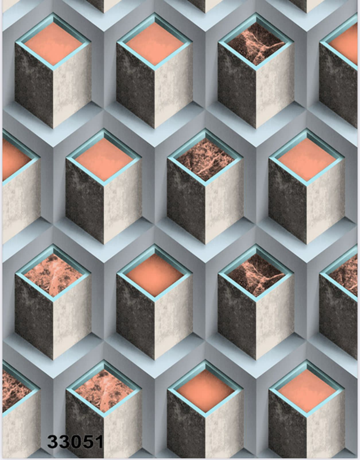 Modern wallpaper 5 square meters 33051
