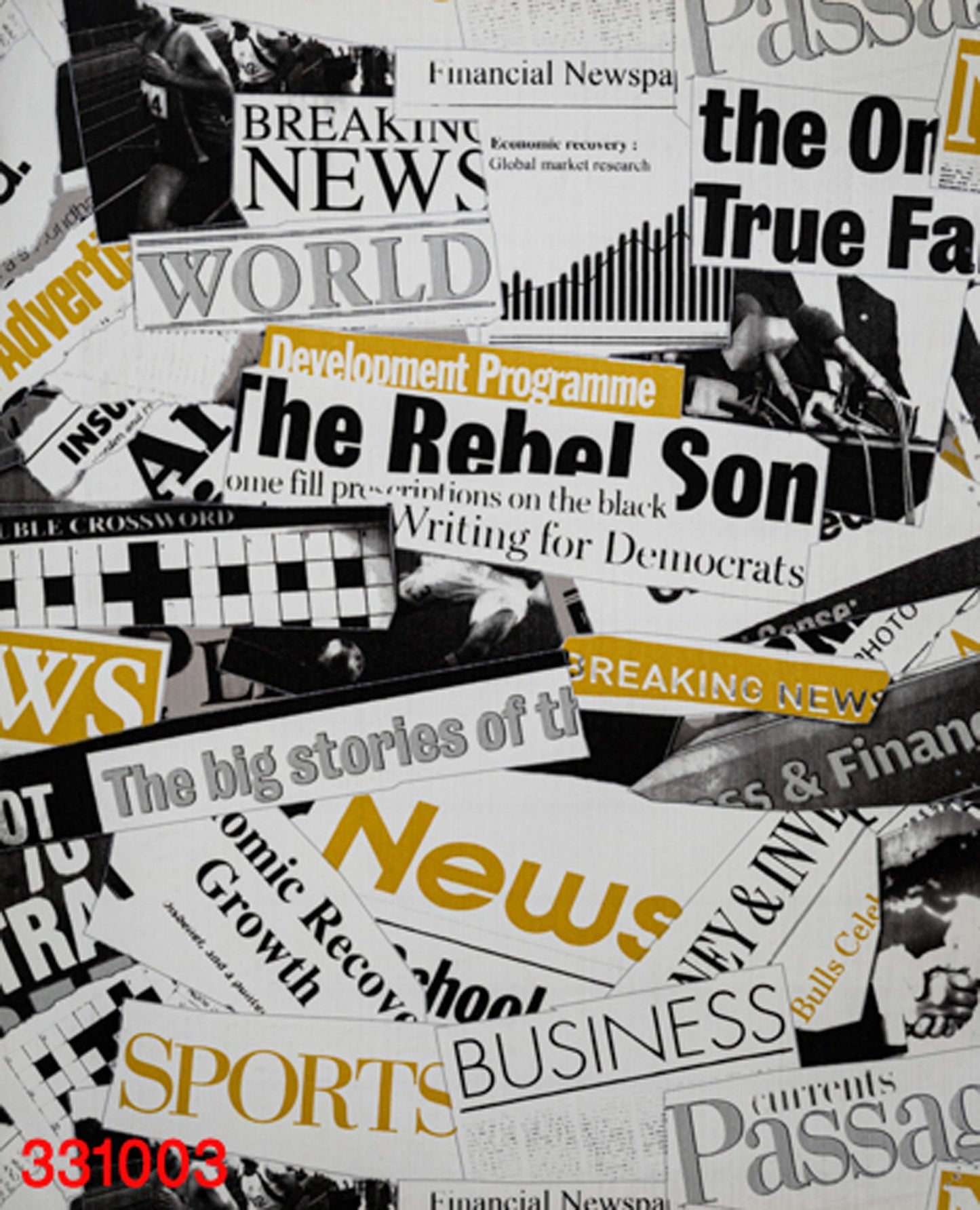 ورق حائط مودرن 15 متر مربع - 331003-D