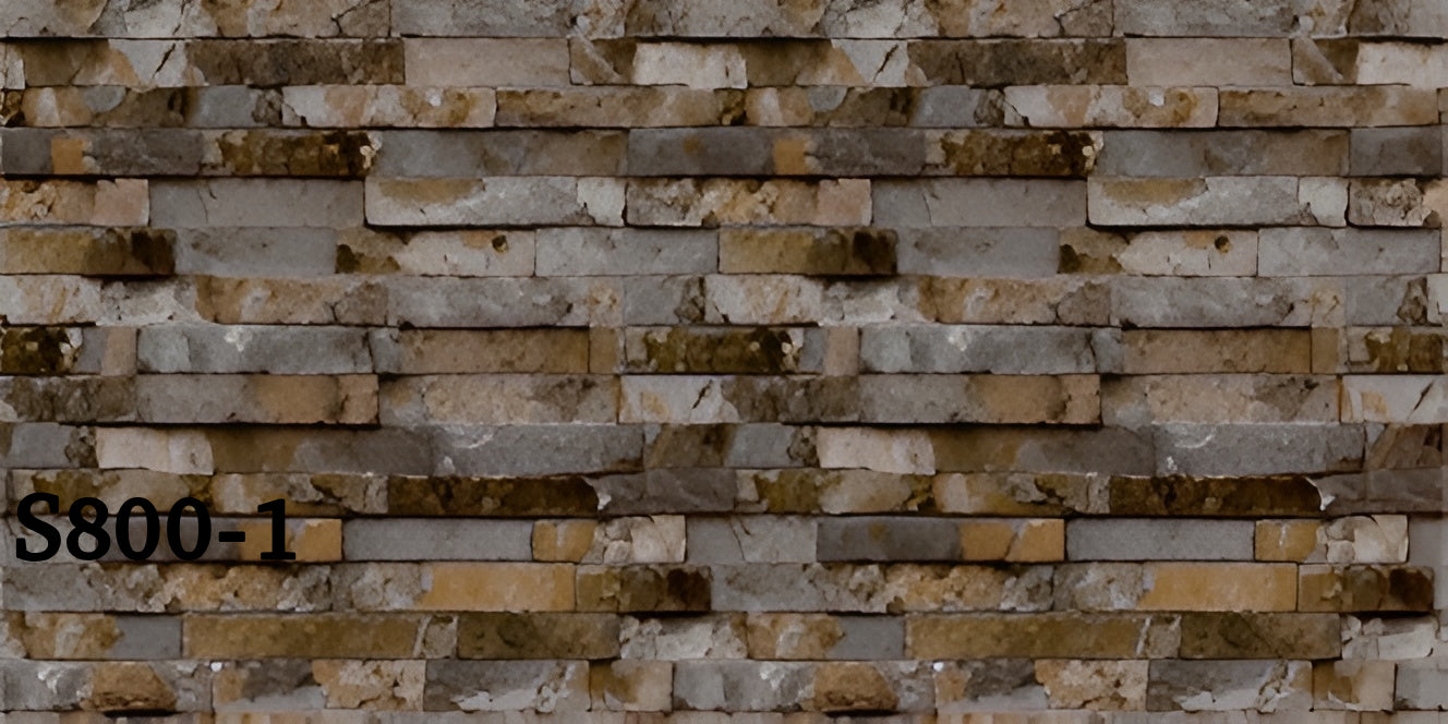ورق حائط حجري 15 متر مربع - S800-1-D