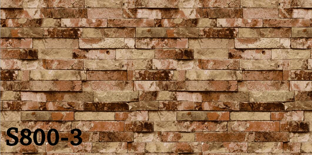 ورق حائط حجري 15 متر مربع - S800-3-D