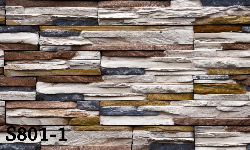 ورق حائط حجري 15 متر مربع - S801-1-D