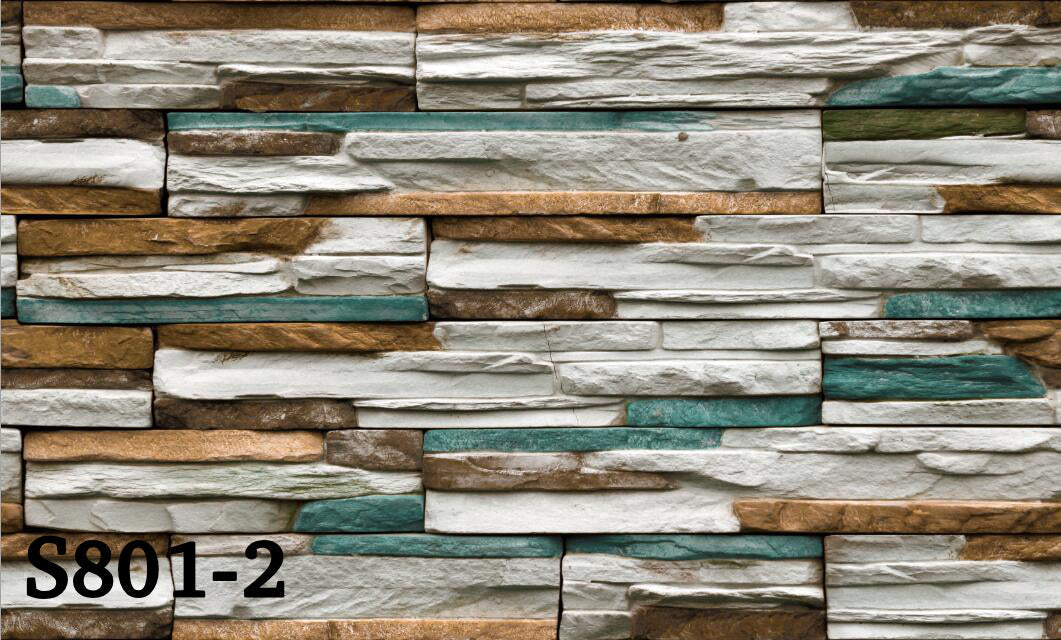 ورق حائط حجري 15 متر مربع - S801-2-D
