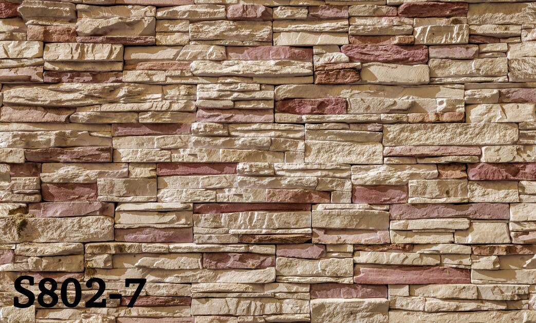 ورق حائط حجري 15 متر مربع - S802-7-D