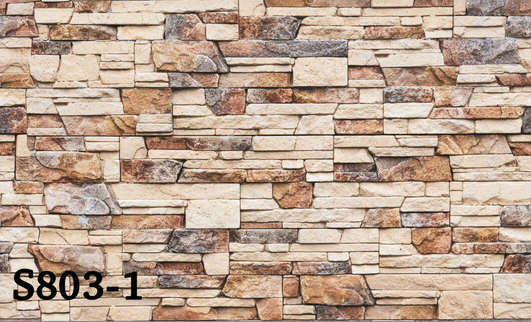 ورق حائط حجري 15 متر مربع - S803-1-D