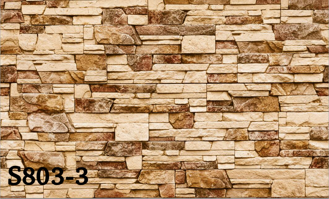 ورق حائط حجري 15 متر مربع - S803-3-D
