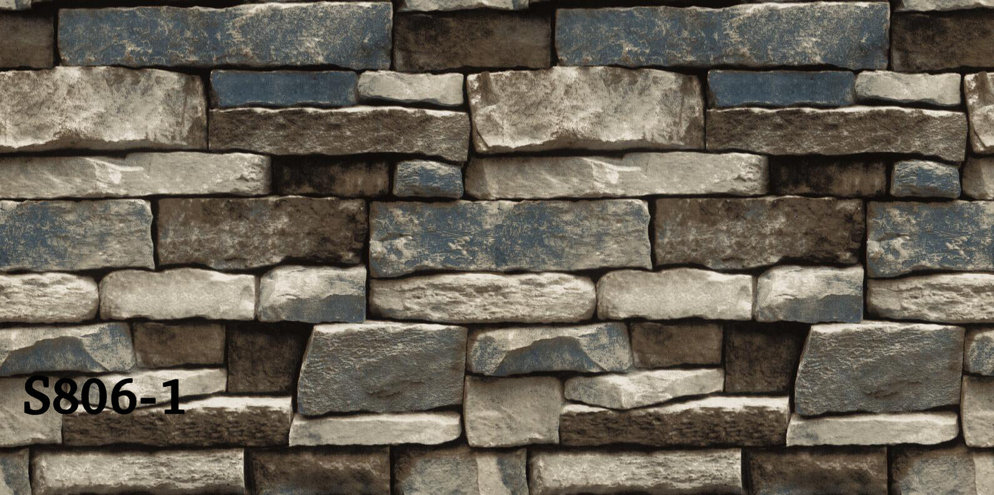 ورق حائط حجري 15 متر مربع - S806-1-D