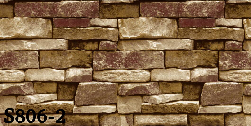 ورق حائط حجري 15 متر مربع - S806-2-D
