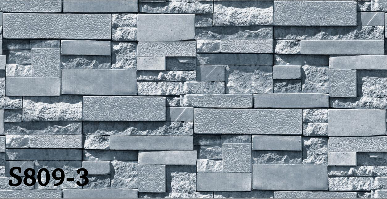 ورق حائط حجري 15 متر مربع - S809-3-D