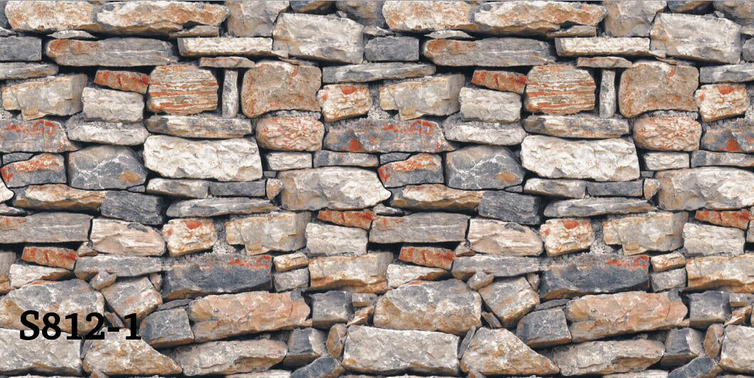 ورق حائط حجري 15 متر مربع - S812-1-D