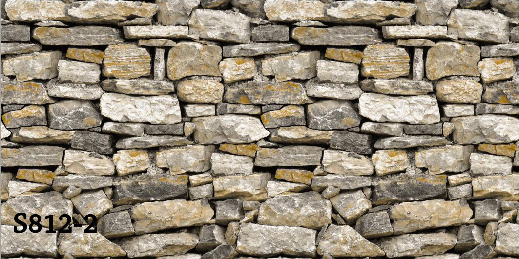 ورق حائط حجري 15 متر مربع - S812-2-D