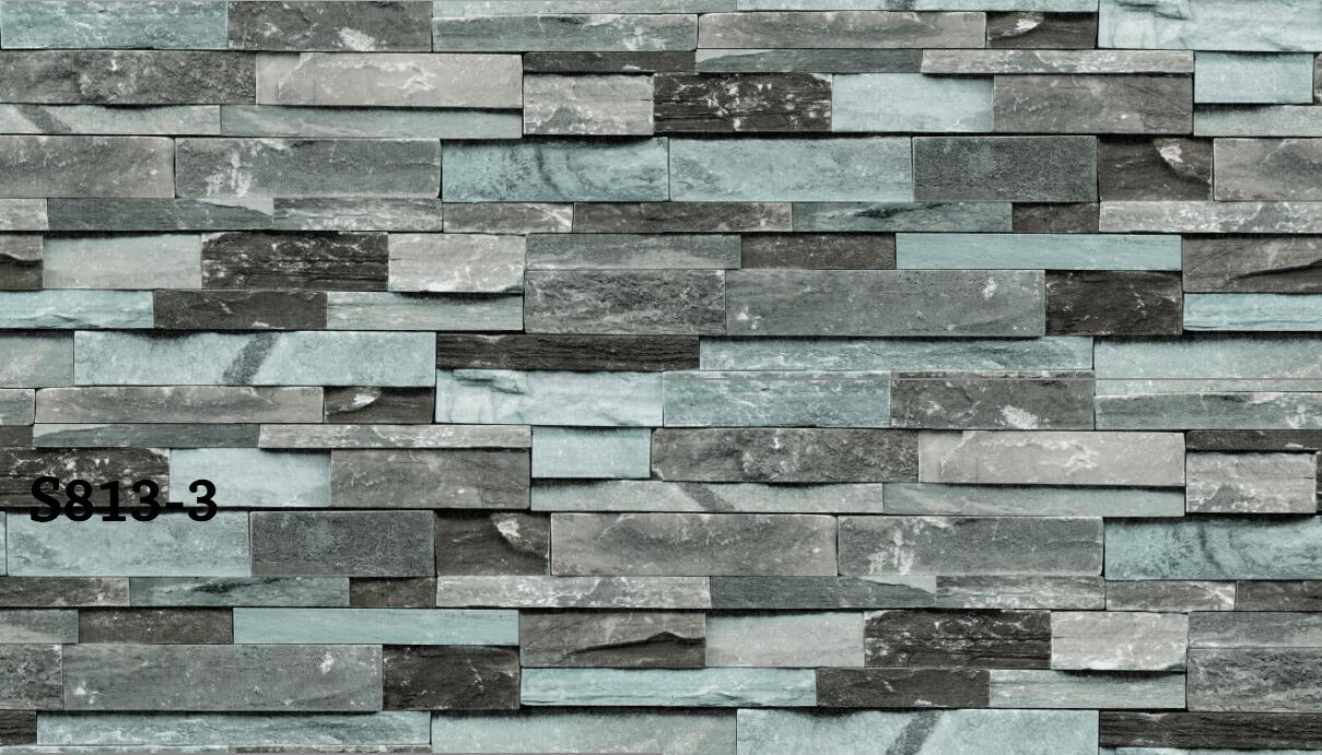 ورق حائط حجري 15 متر مربع - S813-3-D