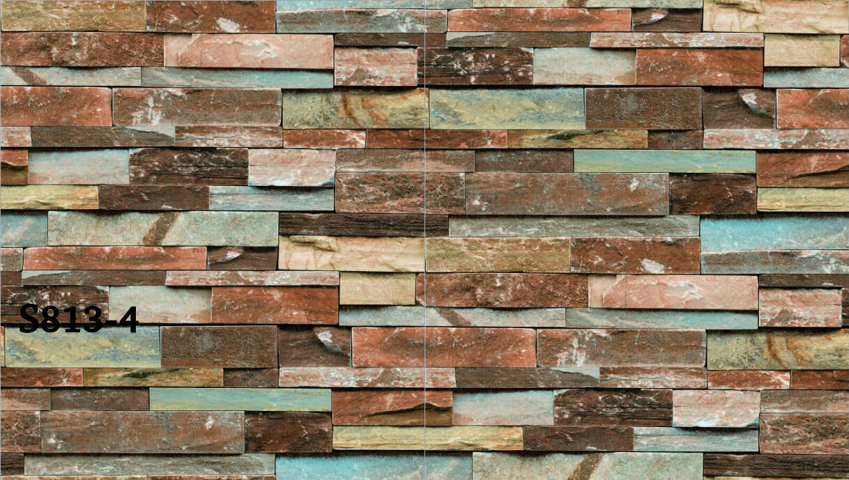 ورق حائط حجري 15 متر مربع - S813-4-D