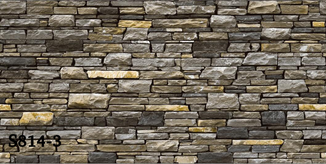ورق حائط حجري 15 متر مربع - S814-3-D