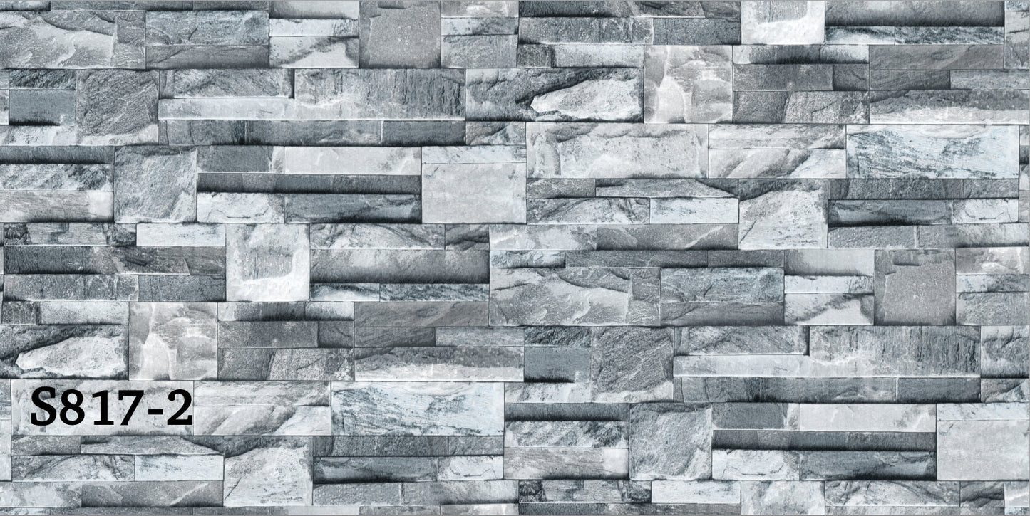 ورق حائط حجري 15 متر مربع - S817-2-D