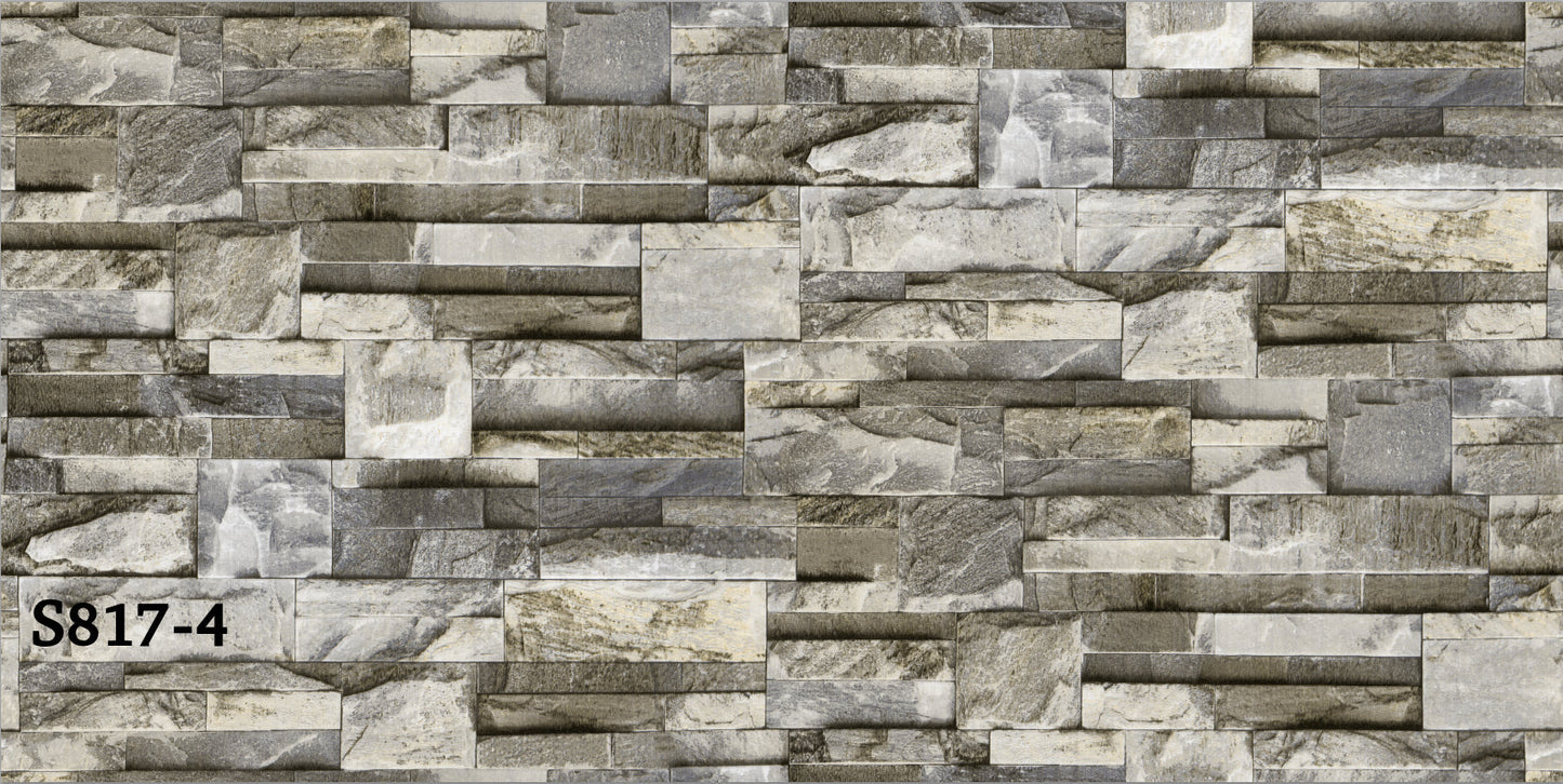ورق حائط حجري 15 متر مربع - S817-4-D