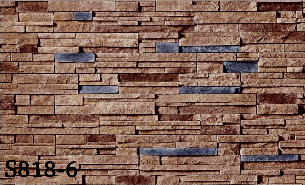 ورق حائط حجري 15 متر مربع - S818-6-D