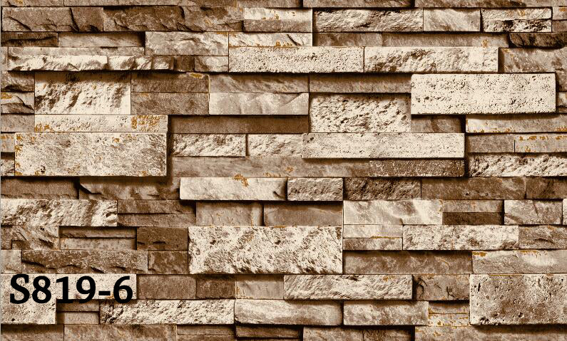 ورق حائط حجري 15 متر مربع - S819-6-D