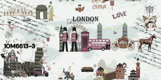 ورق حائط مودرن 10 متر مربع - 10M6613-3-D