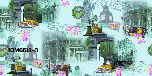 ورق حائط مودرن 10 متر مربع - 10M6618-3-D