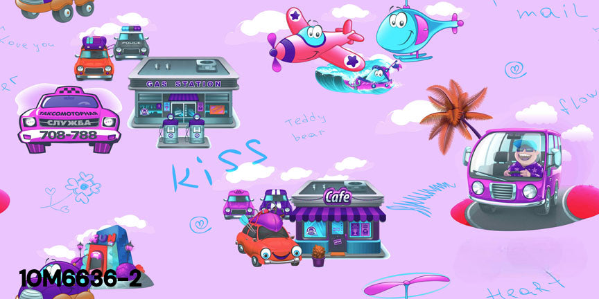 ورق حائط مودرن 10 متر مربع - 10M6636-2-D