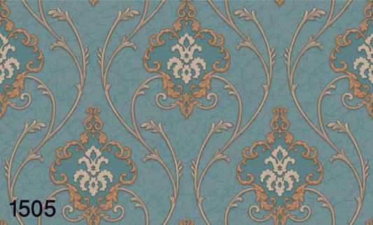 ورق حائط كلاسيك 15 متر مربع - 1505-D