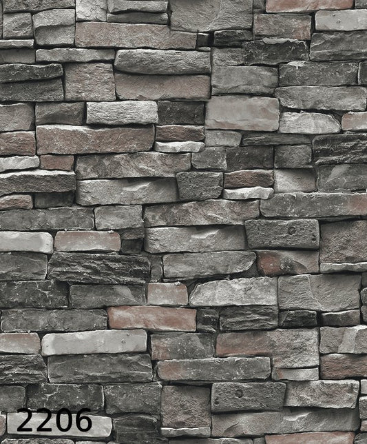 Stone wallpaper 5 square meters 2206