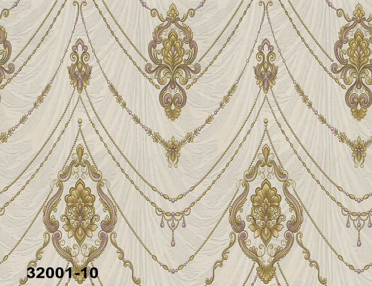 ورق حائط كلاسيك 15 متر مربع - 32001-10-D