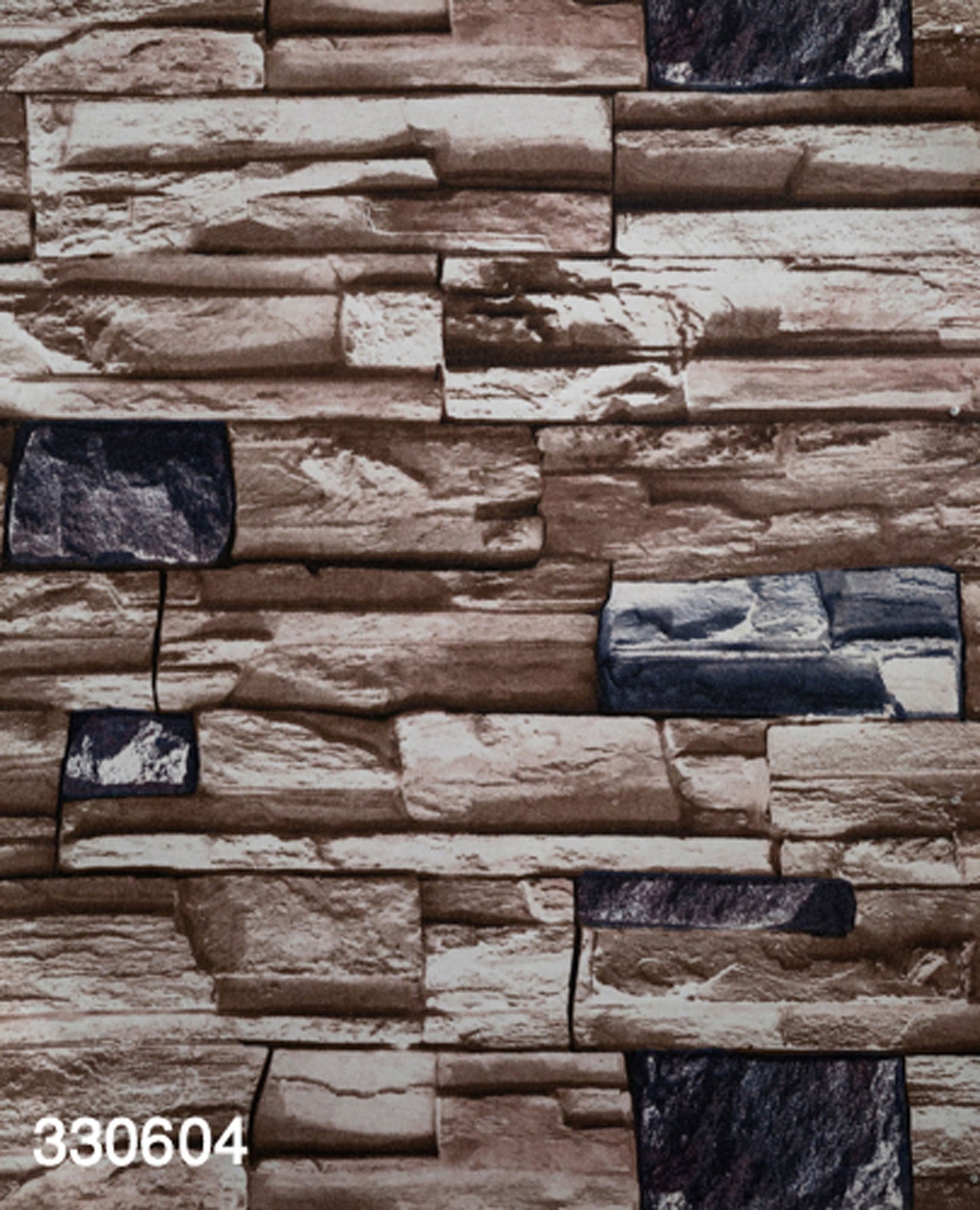 ورق حائط حجري 15 متر مربع - 330604-D