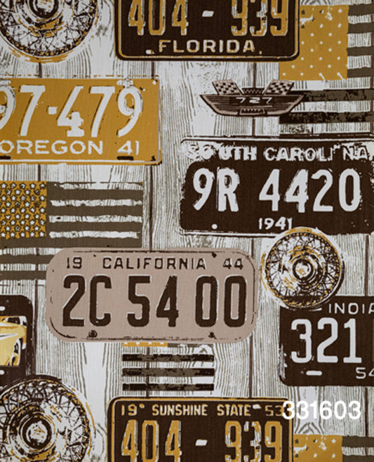 ورق حائط مودرن 15 متر مربع - 331603-D