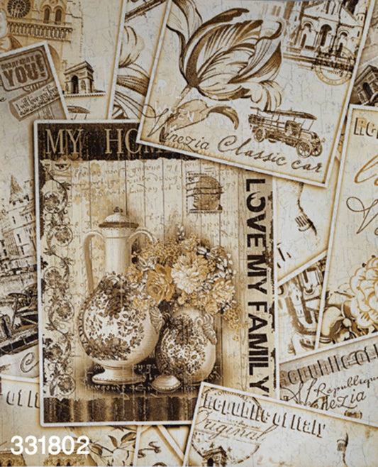 ورق حائط مودرن 15 متر مربع - 331802-D