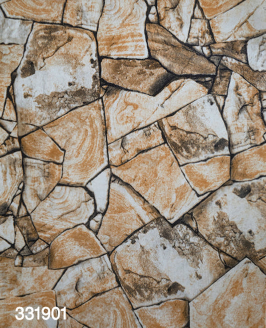 ورق حائط حجري 15 متر مربع - 331901-D