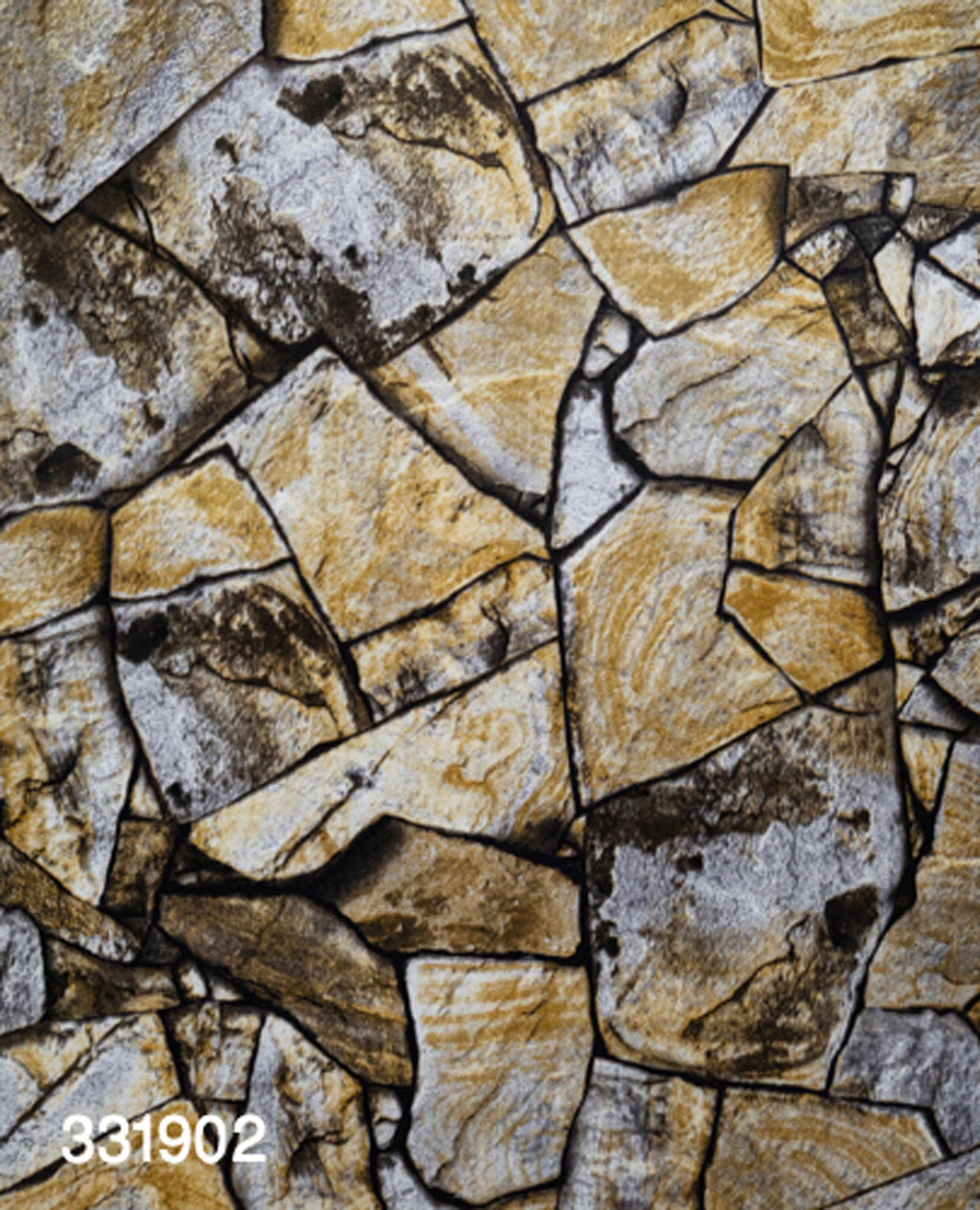 ورق حائط حجري 15 متر مربع - 331902-D