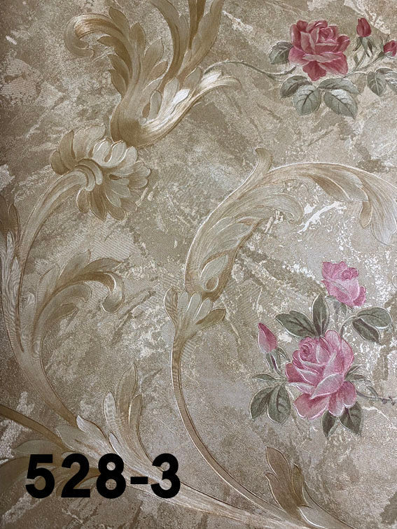 ورق حائط كلاسيك 15 متر مربع - 528-3-D