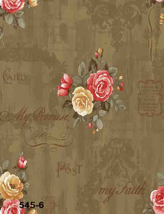 ورق حائط كلاسيك 15 متر مربع - 545-6-D