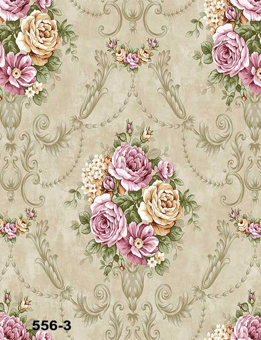 ورق حائط كلاسيك 15 متر مربع - 556-3-D
