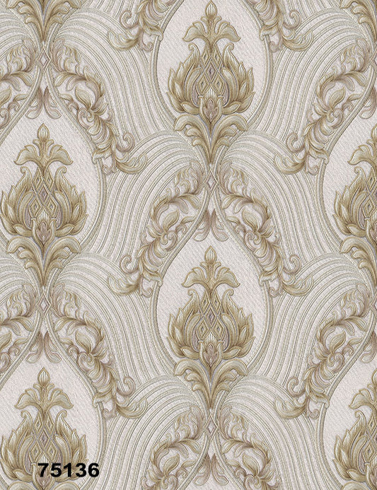 ورق حائط كلاسيك 15 متر مربع 75136-D