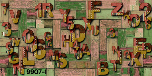 ورق حائط مودرن 15 متر مربع - 9907-1-D