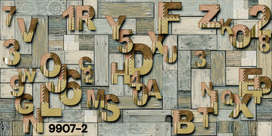 ورق حائط مودرن 15 متر مربع - 9907-2-D