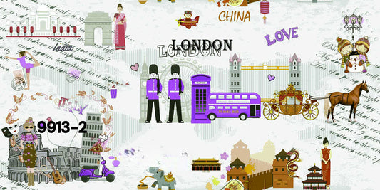 ورق حائط مودرن 15 متر مربع - 9913-2-D