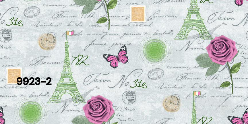 ورق حائط مودرن 15 متر مربع - 9923-2-D