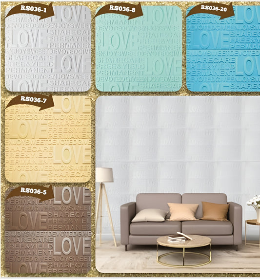 Modern foam tiles 8 mm RS036