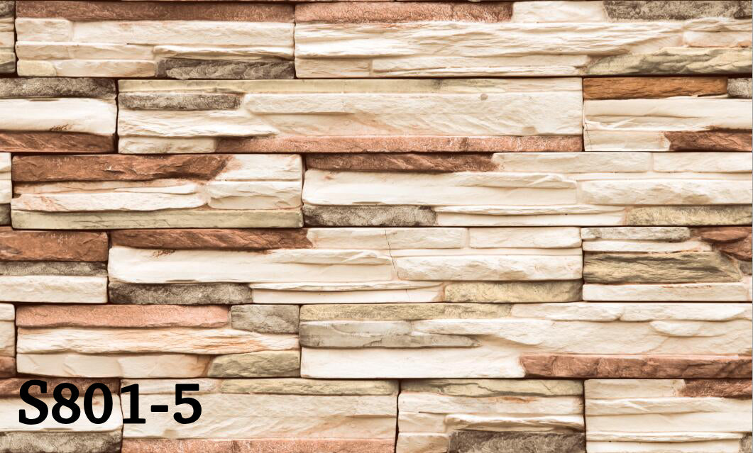 ورق حائط حجري 15 متر مربع - S801-5-D